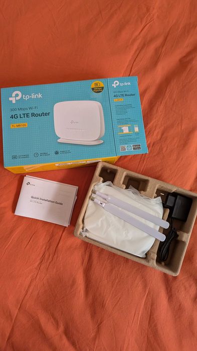 Router 4G TP-Link TL-MR105 semi-novo = oferta antenas longo alcance