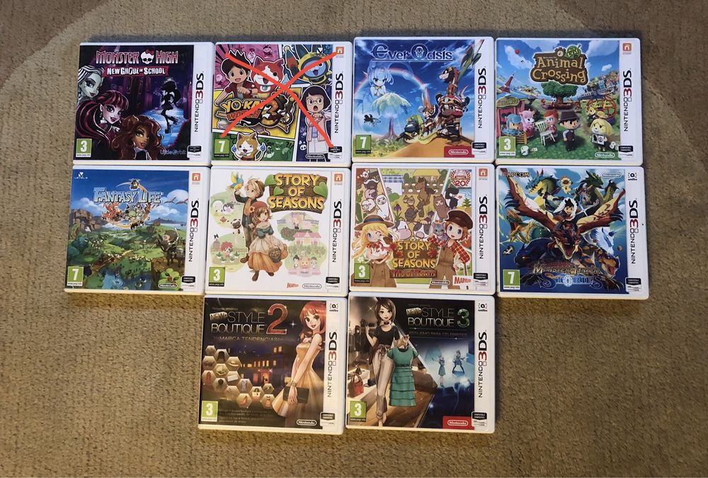 Jogos Nintendo 3DS (Preços Negociáveis) **LER DESCRIÇÃO PF**