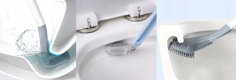 Silikonowa Szczotka Do Wc Gumowa Końcowa Do Czyszczenia Toalety
