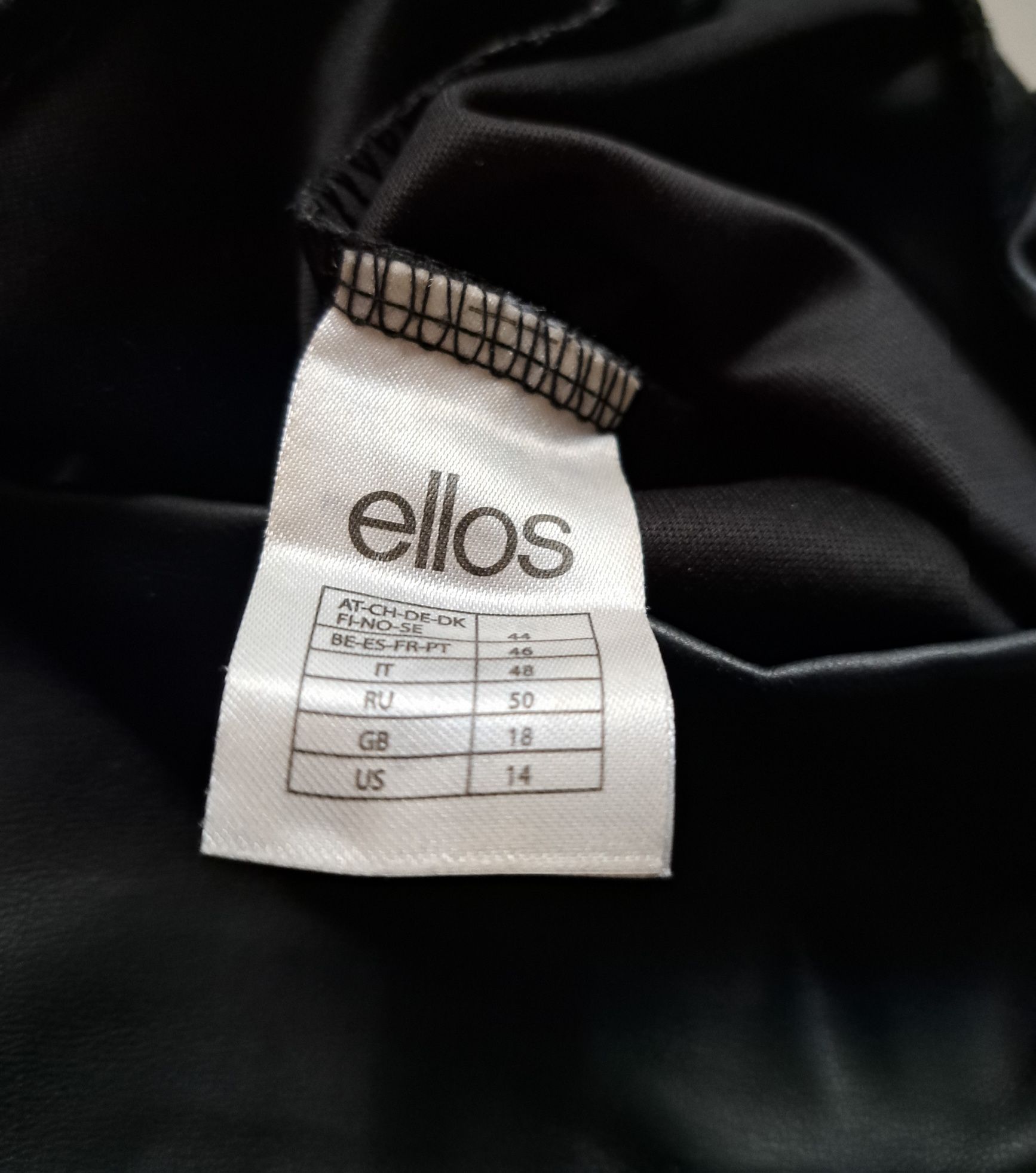 Spodnie Nowe damskie eko - skóra markowe " Ellos " made in Sweden