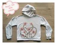 Bluza młodzieżowa Coccodrillo "This Life" (rozm. 164) #biała #bawełna