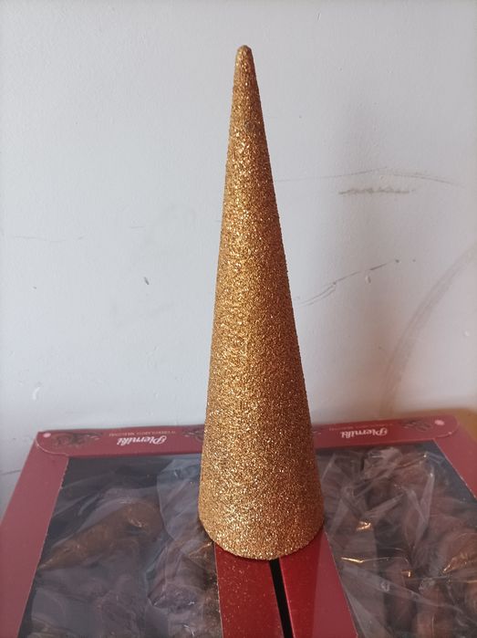 złote ozdoby 3 choinki dekoracje home Sinsay zaraz ikea+ grający Mikol