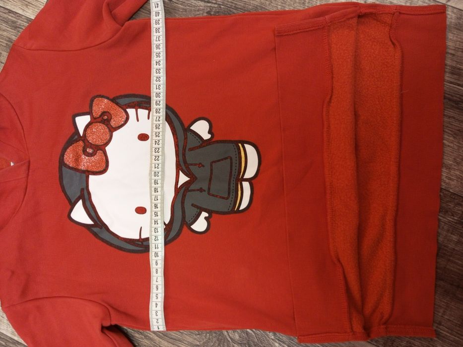 Набір: теплі джинси і кофтинка-реглан 140-146см