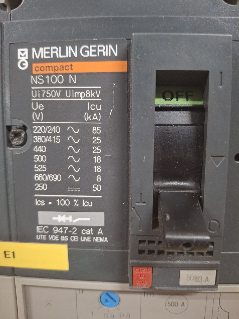 Wyłącznik Merlin Gerin NS 100N