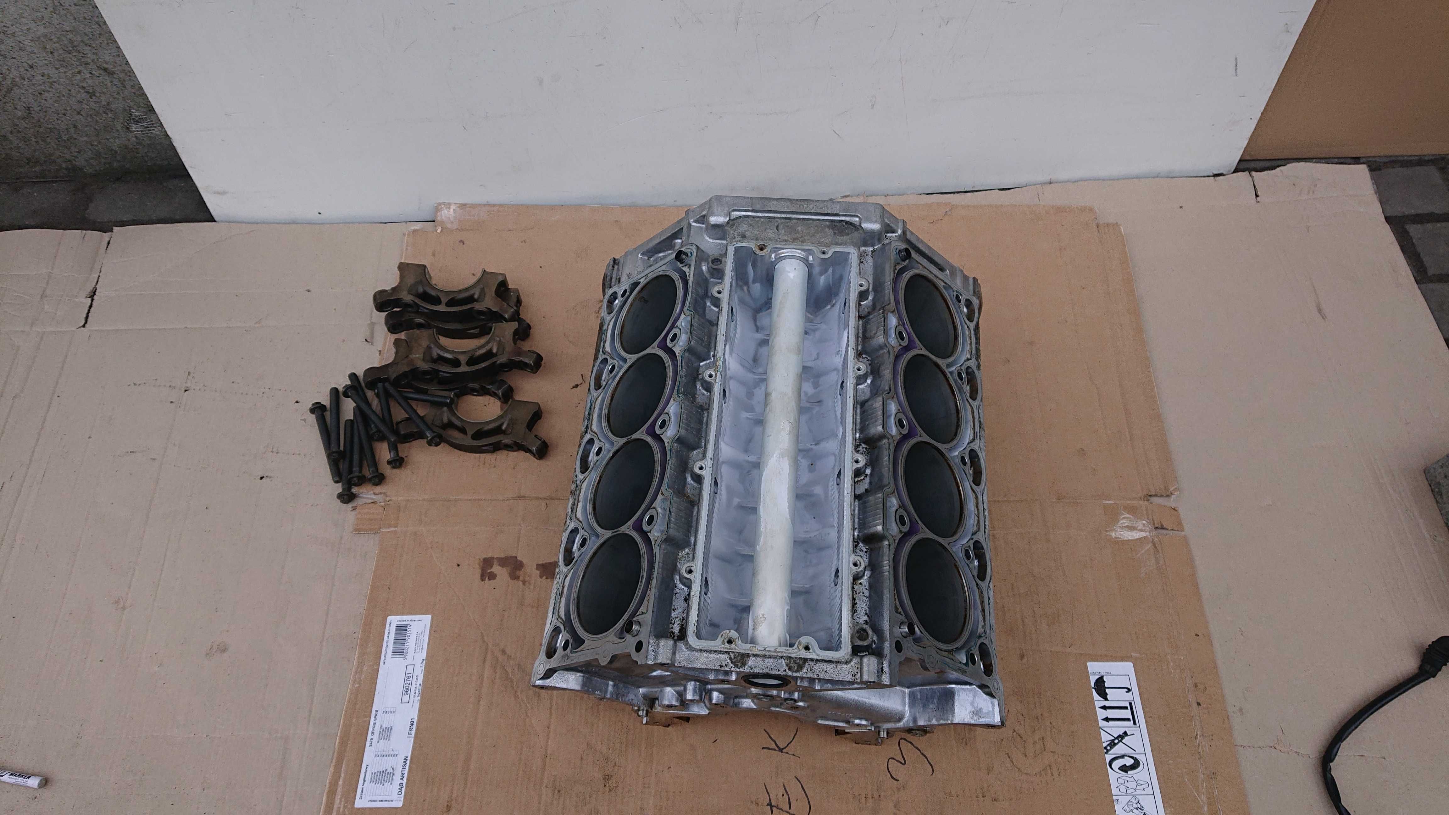Blok + tłoki Bmw N62B48 4.8 V8 367 KM  750i e65 e66 150 tys km