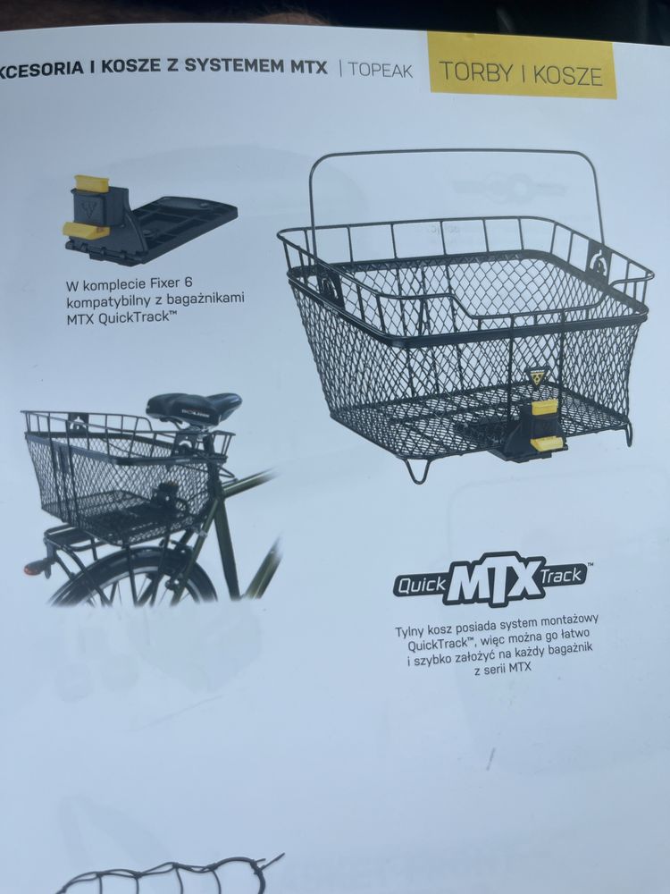 Koszyk rowerowy  topeak MTX Basket Rear na bagażnik