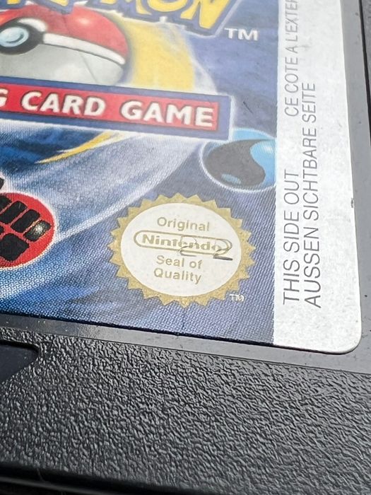 Gameboy Pokémon trading card game angielska