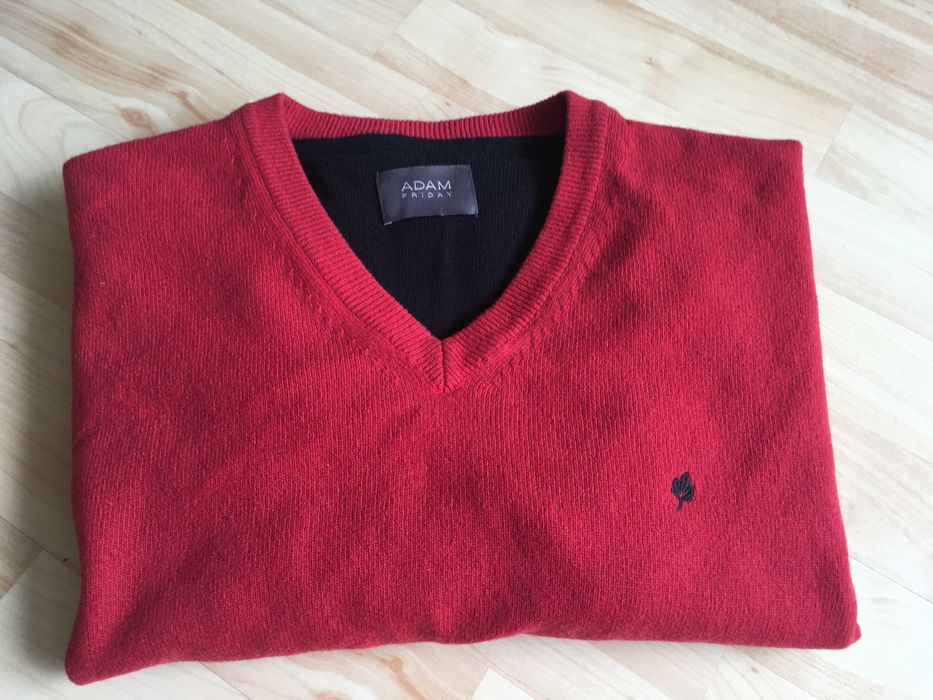 Sweter męski wełna jagnięca lambswool rozm L McGREGOR