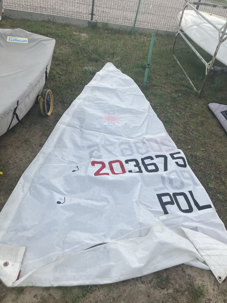 Łódka klasy laser 203675 z całym sprzętem oraz żagiel ILCA 4 (4.7)