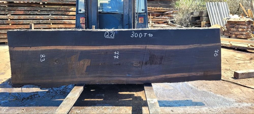 Морений дуб. Сляб дуба. Американський горіх. Слеб. Зріз. Спил. ДЗВОНИ