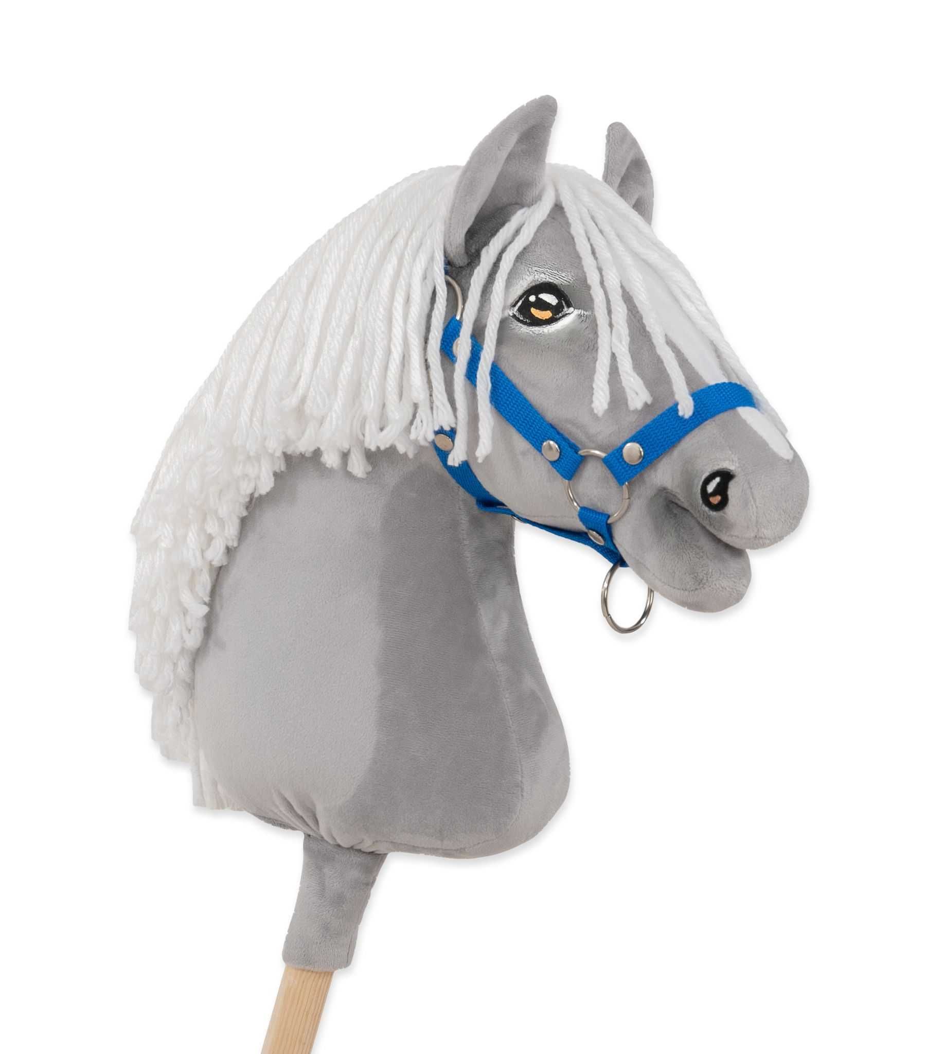Hobby Horse Duży koń na kiju Premium - siwy III A3!