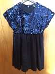 Vestido azul marinho BENETTON  - 8/9 Anos