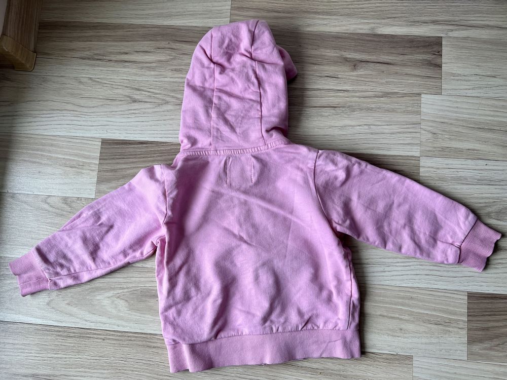 Bluza z kapturem i falbankami Sinsay rozmiar 92