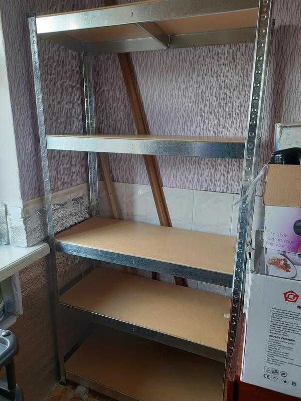БЕЗКОШТОВНА ДОСТАВКА Стелаж металевий полочний стілаж для дому, гаража