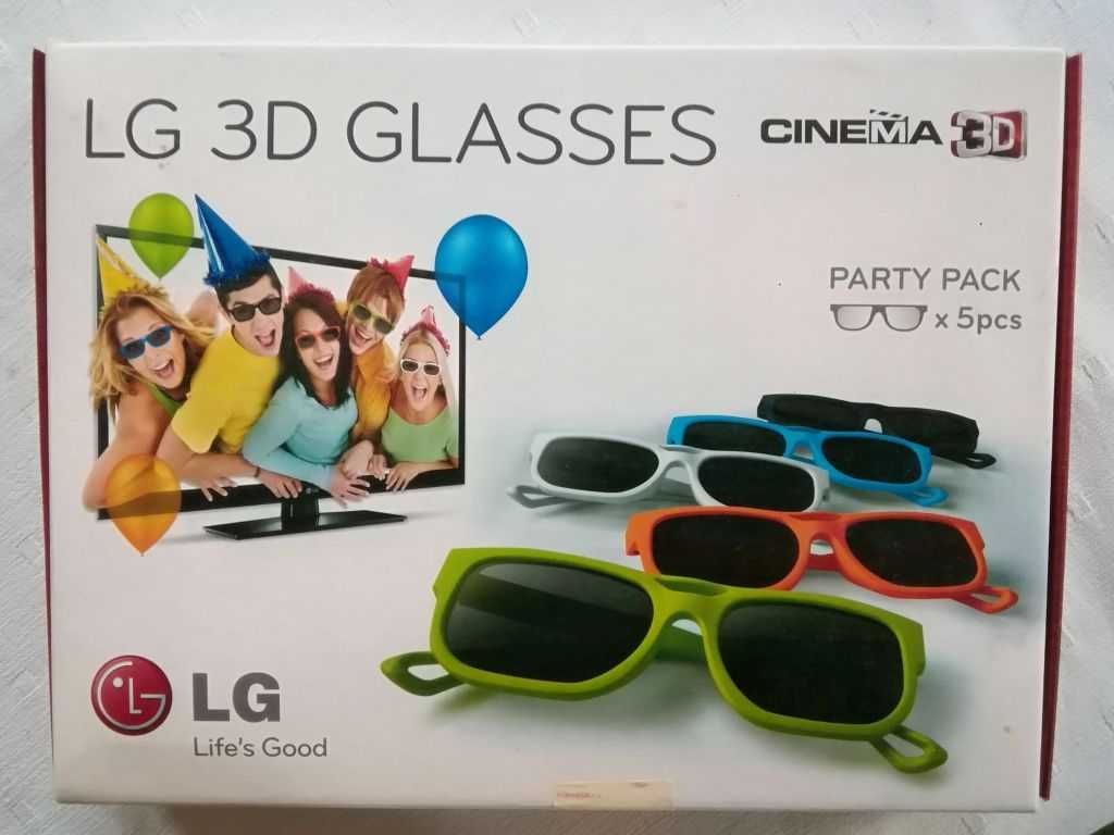 Okulary 3D LG X 7 sztuk