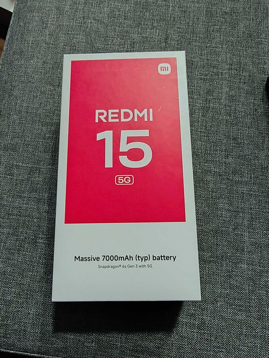 Smartfon XIAOMI Redmi 15 8/256GB 6.9" 144 Hz Tytanowy