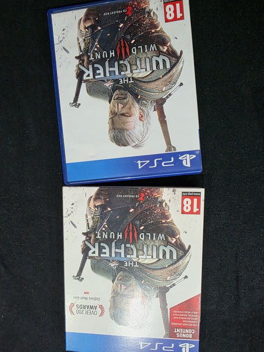 Wiedźmin witcher 3 ps4 ps5 mapa i karton box