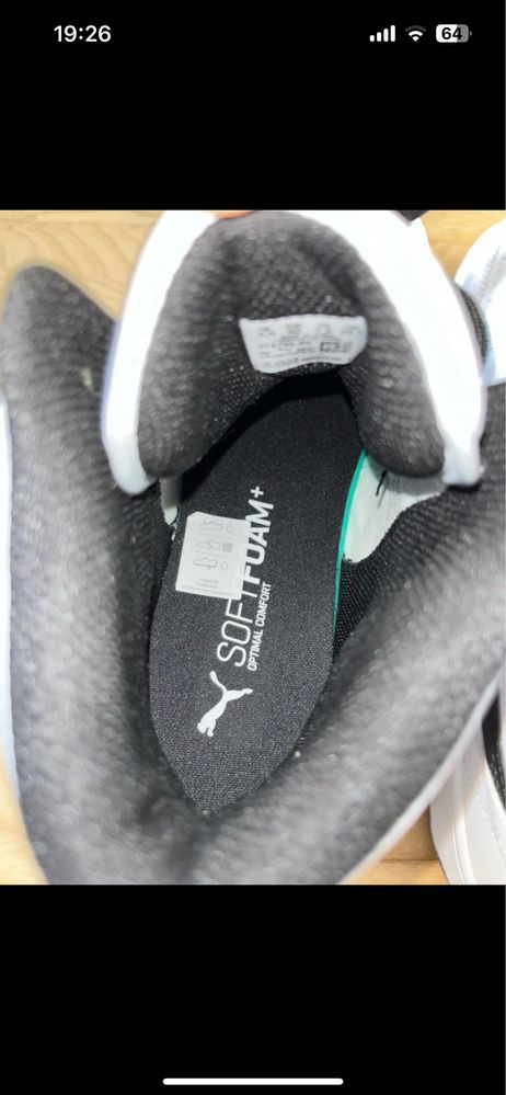 (NOWE) Puma Rebound LayUp SL | Biało-czarne |