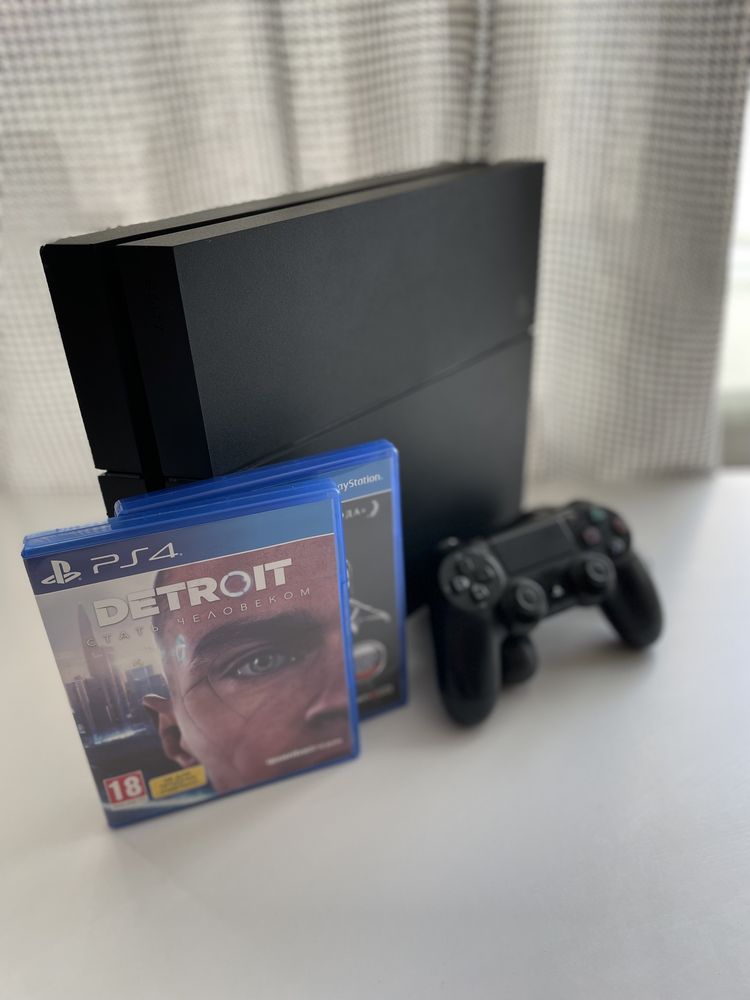 (195$) Приставка Sony PlayStation 4 Fat (2ревізія) 500gb ps,пс +15ігор