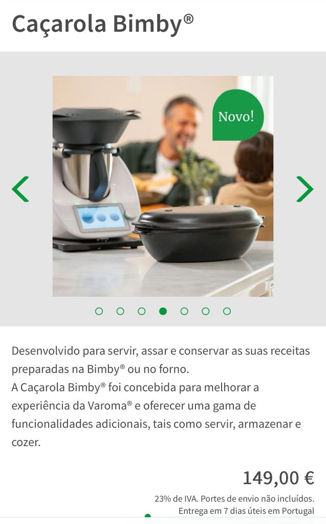 Caçarola Bimby nova
