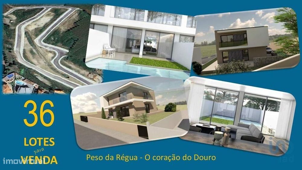 Terreno para construção em Peso da Régua e Godim de 454,00 m2
