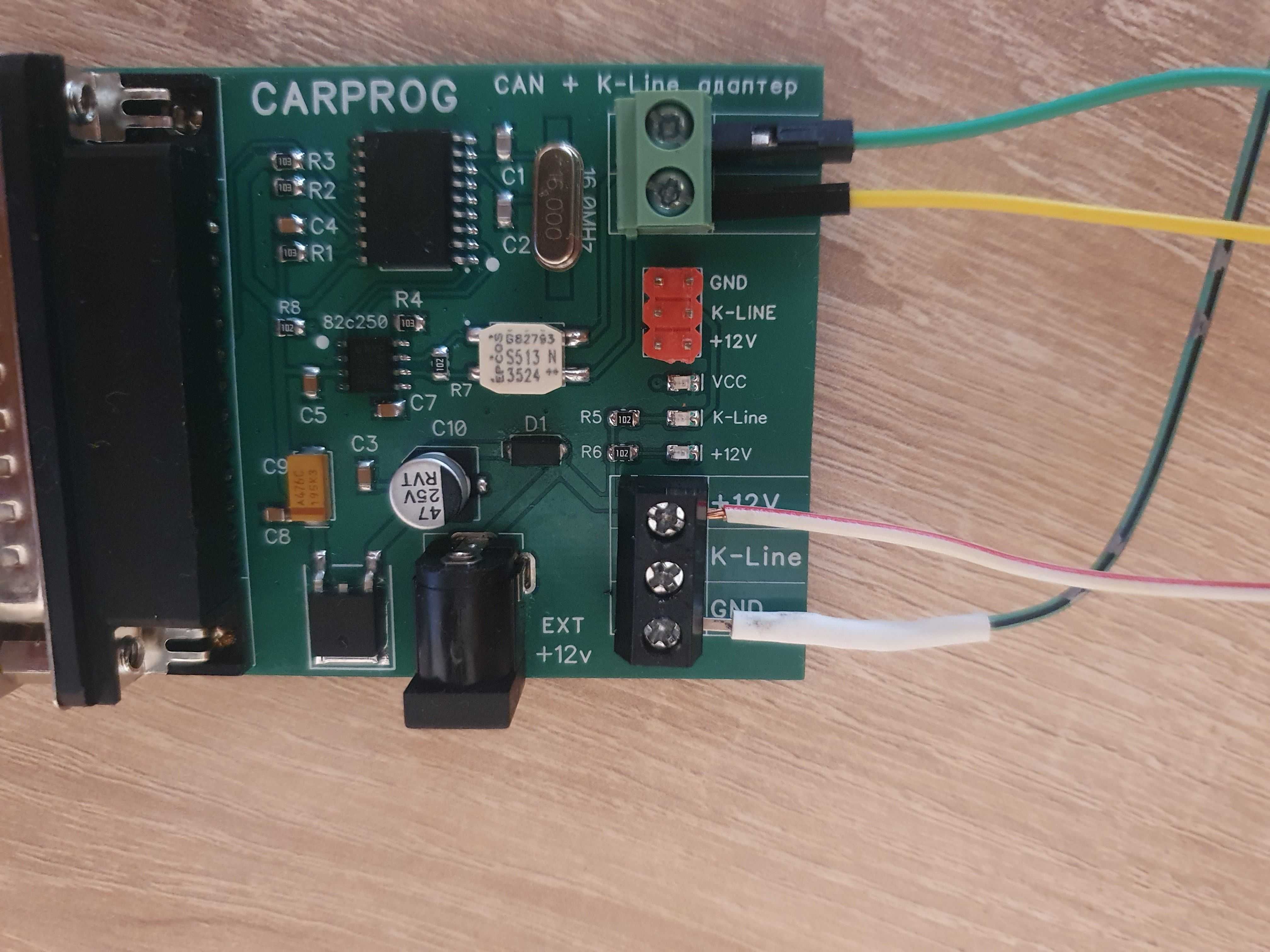 Carprog Can + K-line адаптер