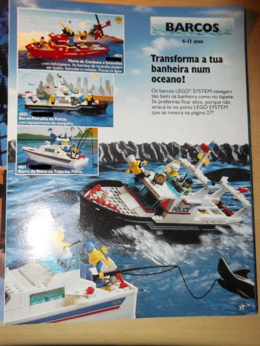 Barco patrulha da policia da Lego com upgrades!