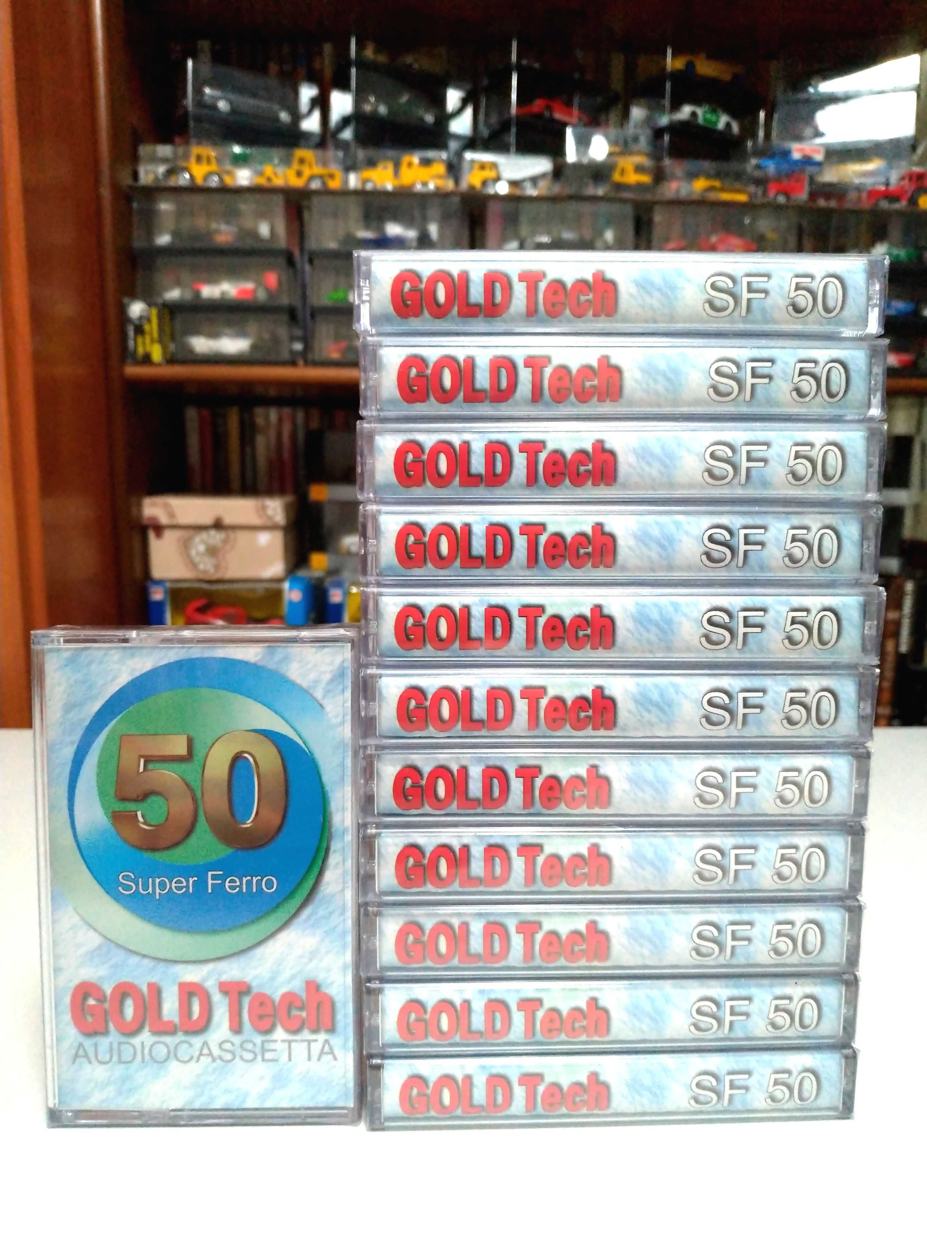 12x Cassetes Gold Tech SF50 Super Ferro Seladas