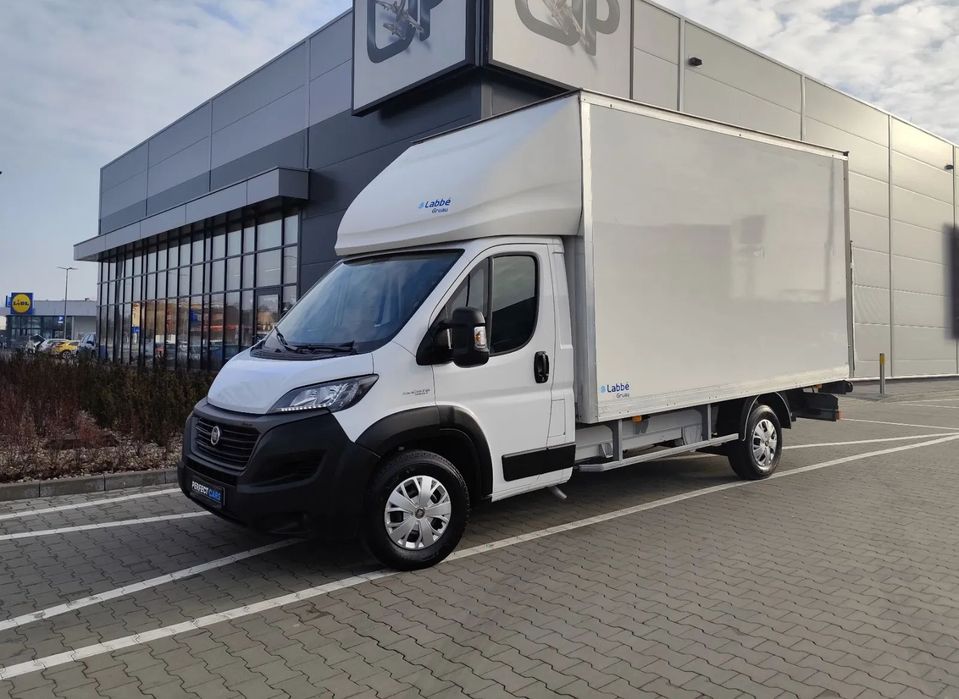 Fiat DUCATO MAXI kontener 20m3 WINDA 750kg  LEDY koła 16" MAXI 2.3 power 160KM klima navi boczne drzwi Poliftowy