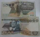 2 Notas de 5000 Escudos de 1980 António Sérgio