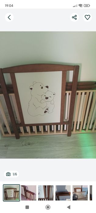 Łóżko drewniane dla dzieci