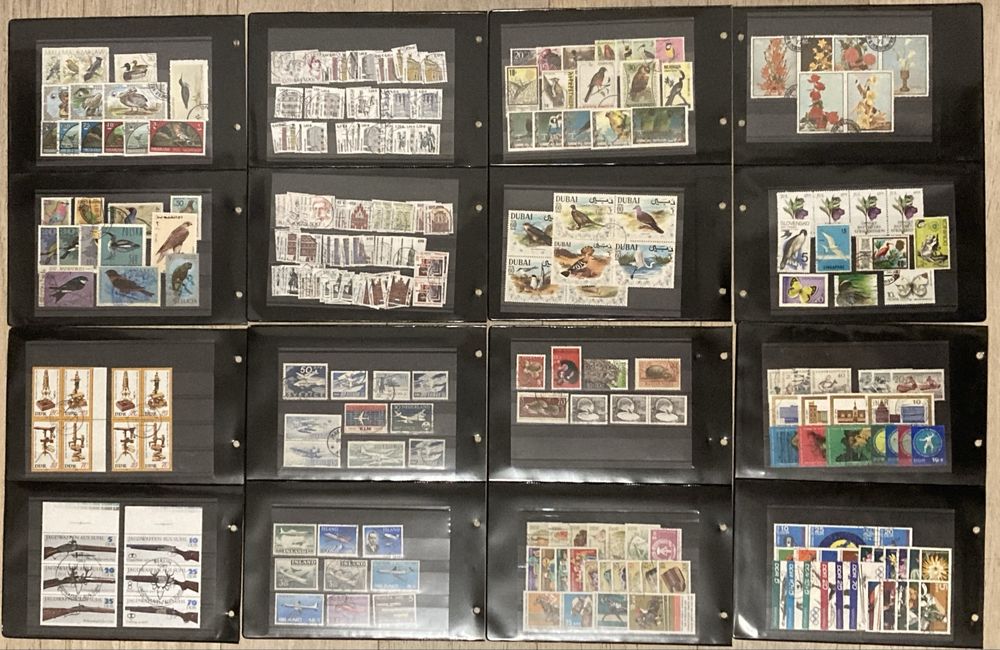 Kolekcja znaczkow pocztowych - caly swiat