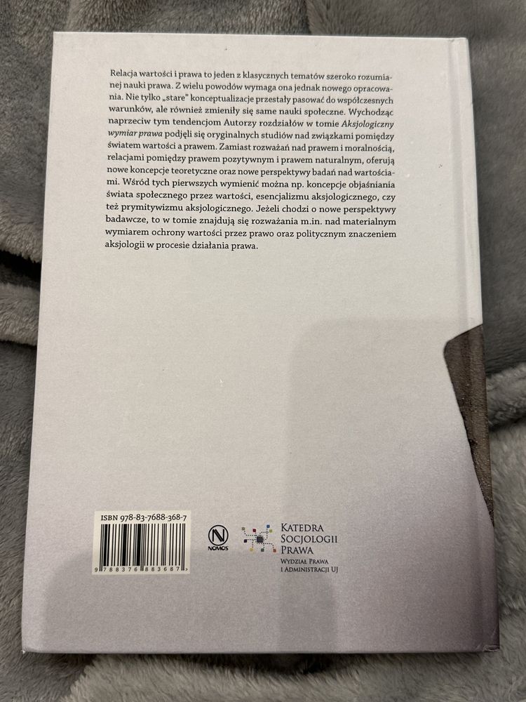 Aksjologiczny wymiar prawa red. Dudek, Stępień 2015 używana