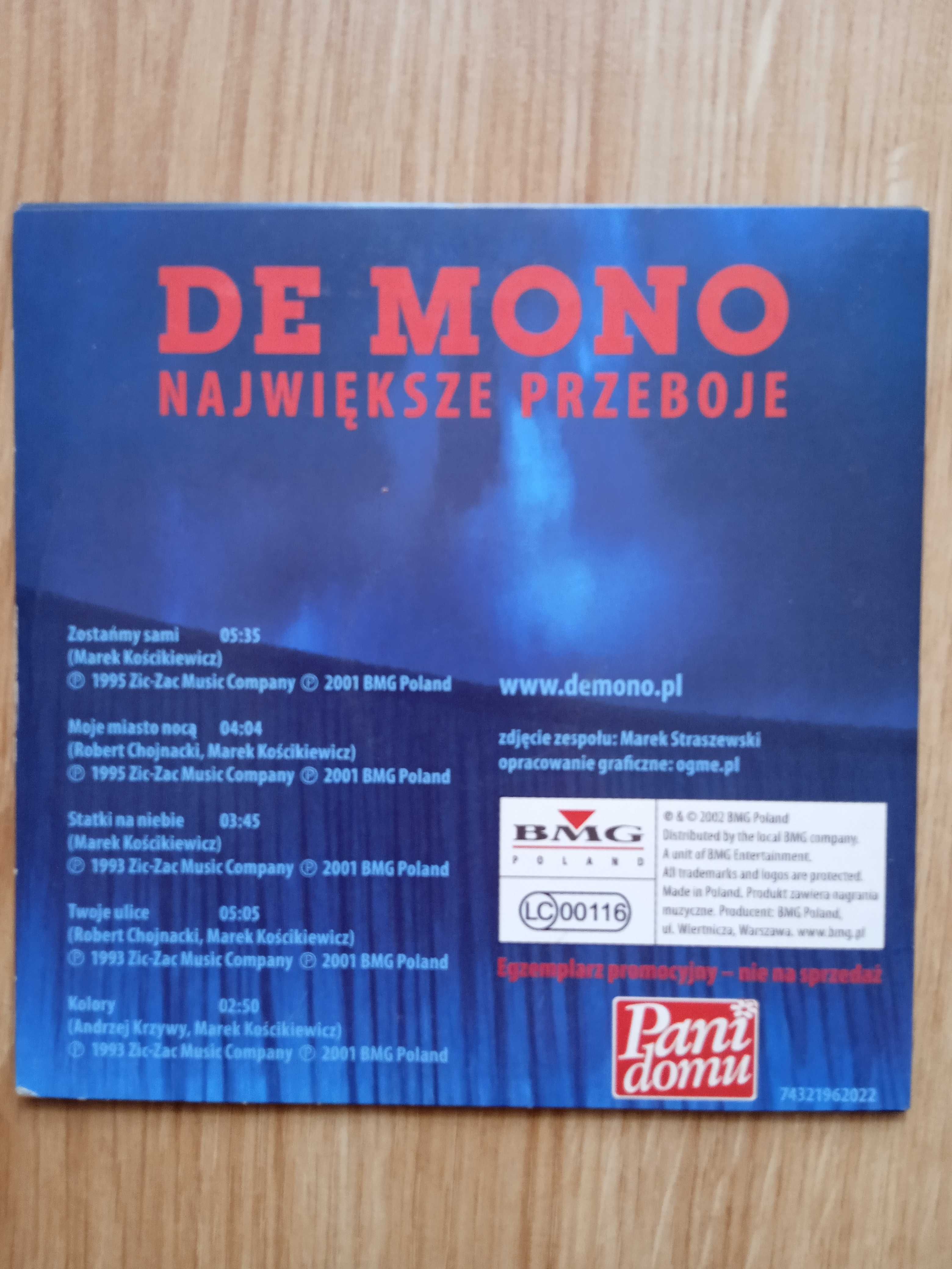 De Mono Największe Przeboje - CD