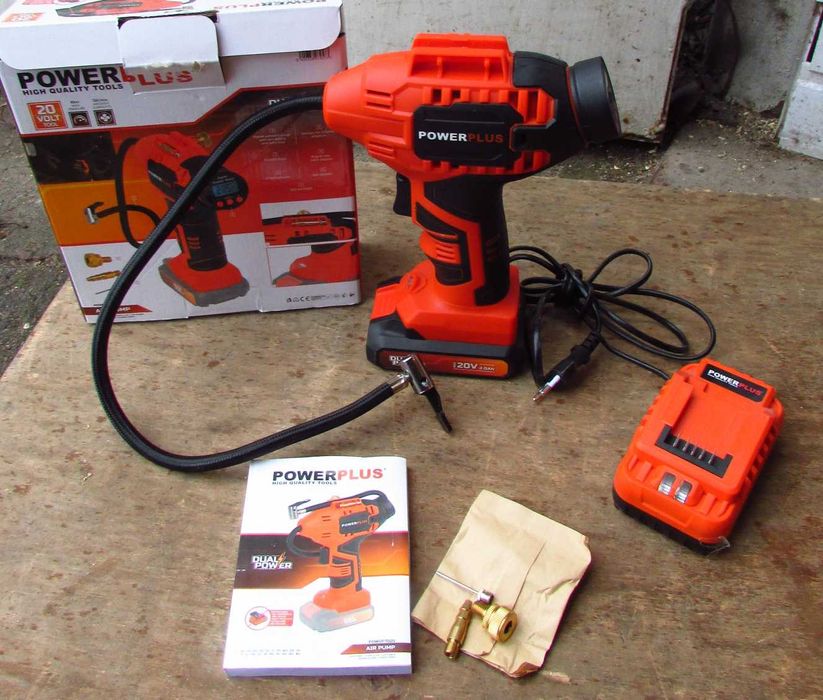 Акумуляторний компресор Powerplus powdp7020 (з Бельгії)