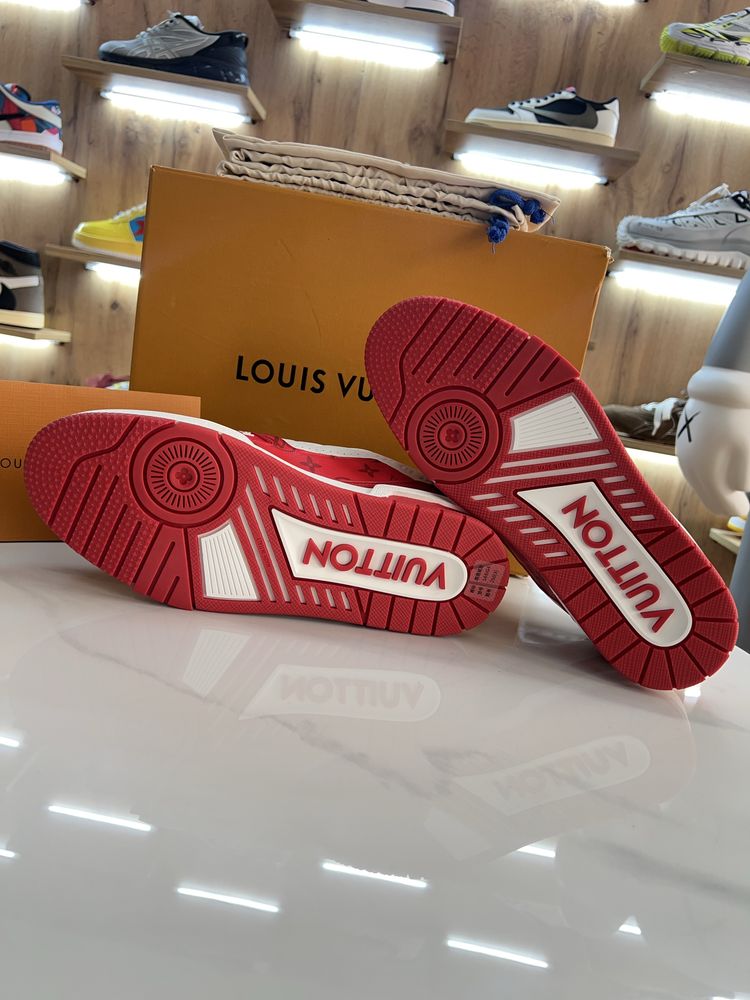 Кросівки снікерси Louis Vuitton #54 Red / White