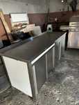 Bancada em inox industrial
