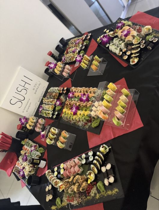Catering sushi na imprezę, wesele - stół sushi - YOKI sushi