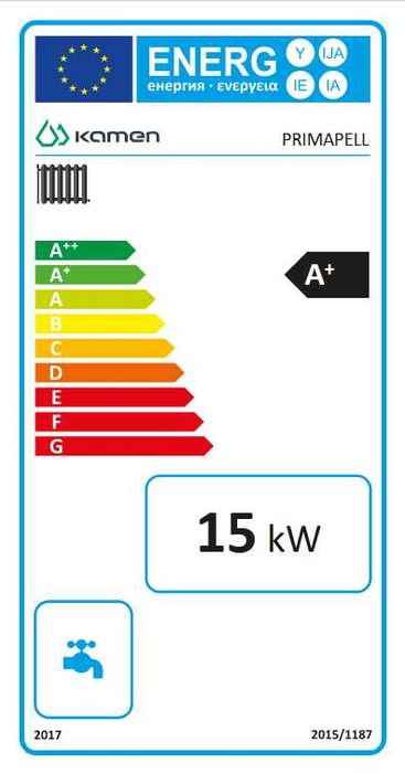 Kocioł piec na pellet Kamen Primapell 15 kW