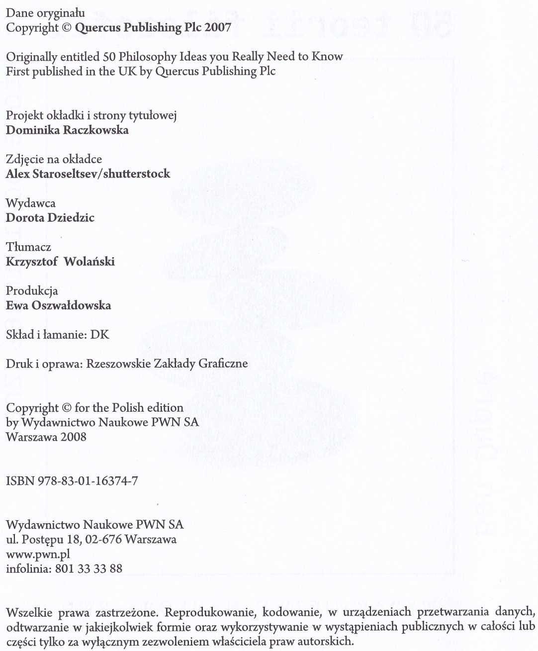 50 Teorii filozofii które powinieneś znać