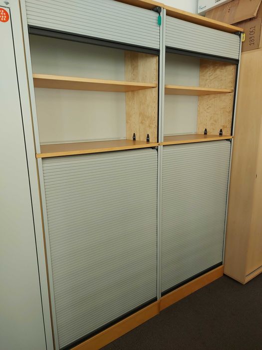 KINNARPS szafa aktowa z żaluzją 4 półkami r.80x199x40cm-dostawa gratis