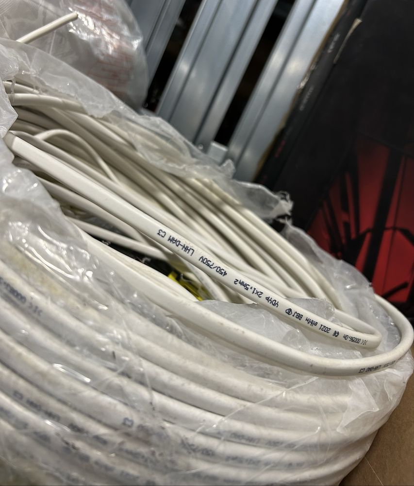 Kabel YDYp 2×1,5 mm² – 40m – markowy przewód instalacyjny 450/750V