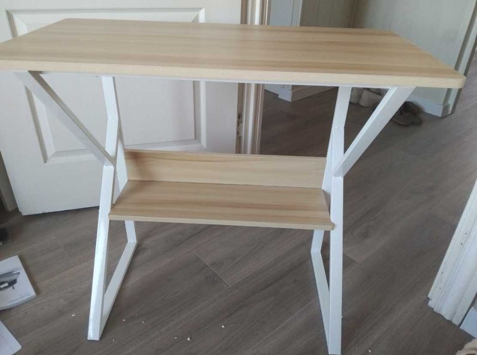 Nowe Biurko Komputerowe Szkolne 80x40 Do Biura Pracowni Stolik Półka