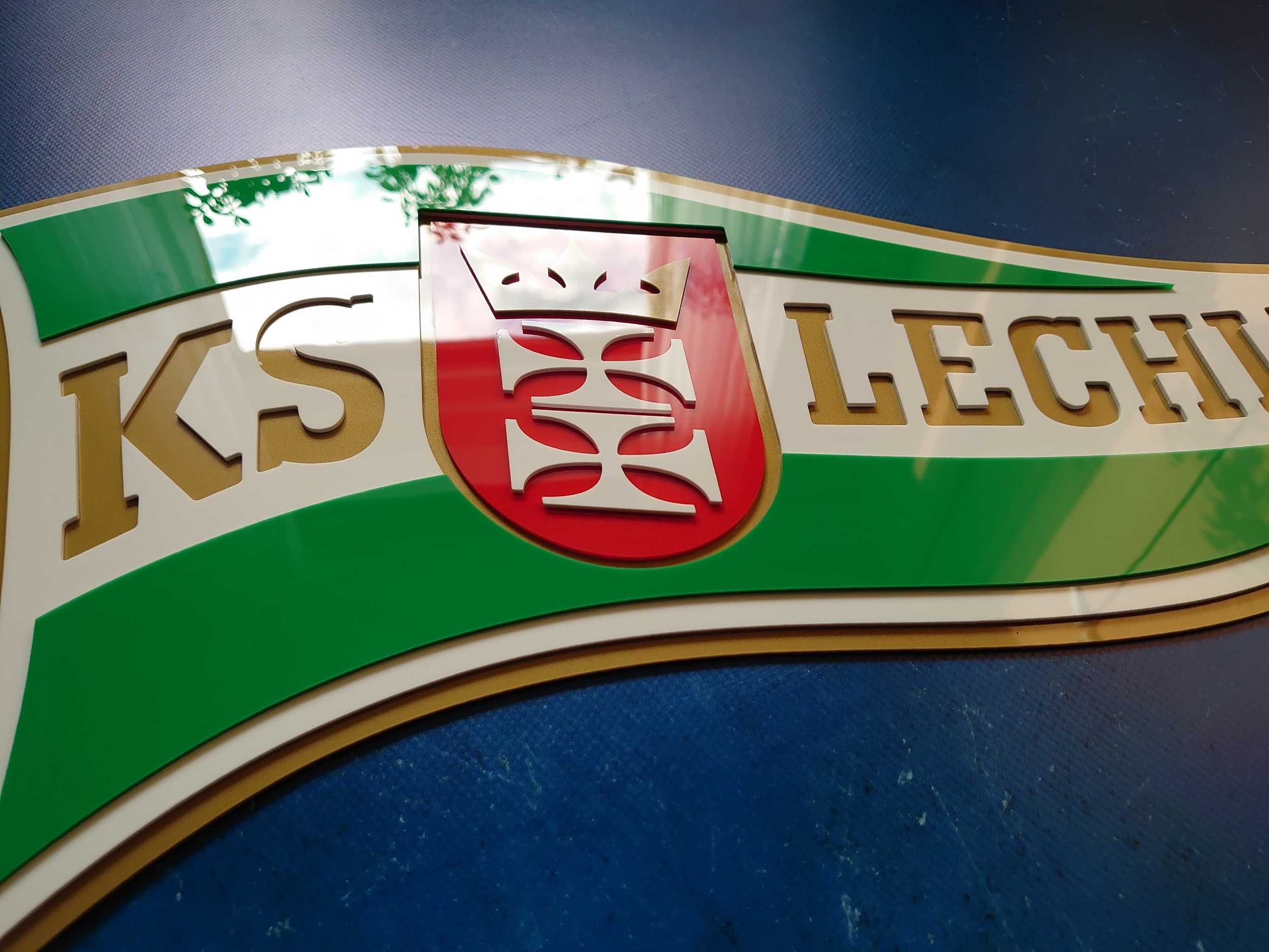 Herb Lechia Gdańsk na ścianę prezent dla fana klubu dla chłopaka męża