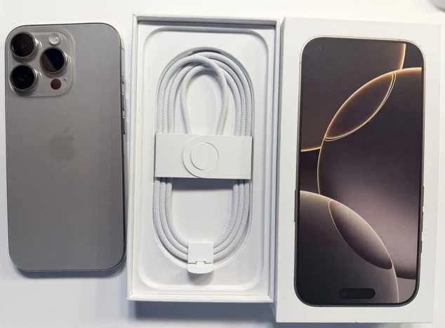 Apple iPhone 16 Pro 128GB Natural Titanio c/caixa, fatura e garantia