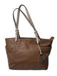 Skórzana brazowa torebka michael kors