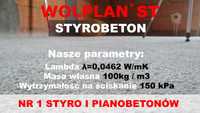 Styrobeton Pianobeton WOLPLAN ST wyrównuje, izoluje, lekka posadzka