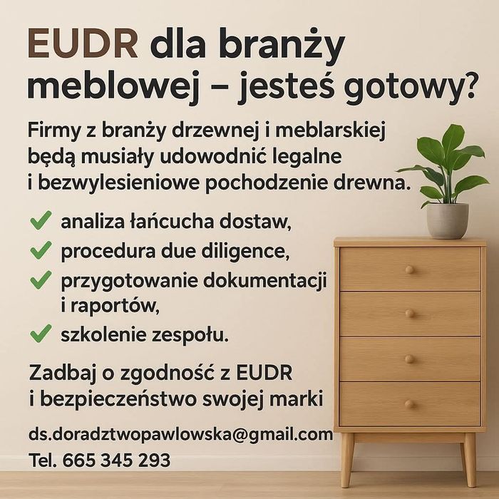 EUDR wdrożenie doradztwo szkolenia