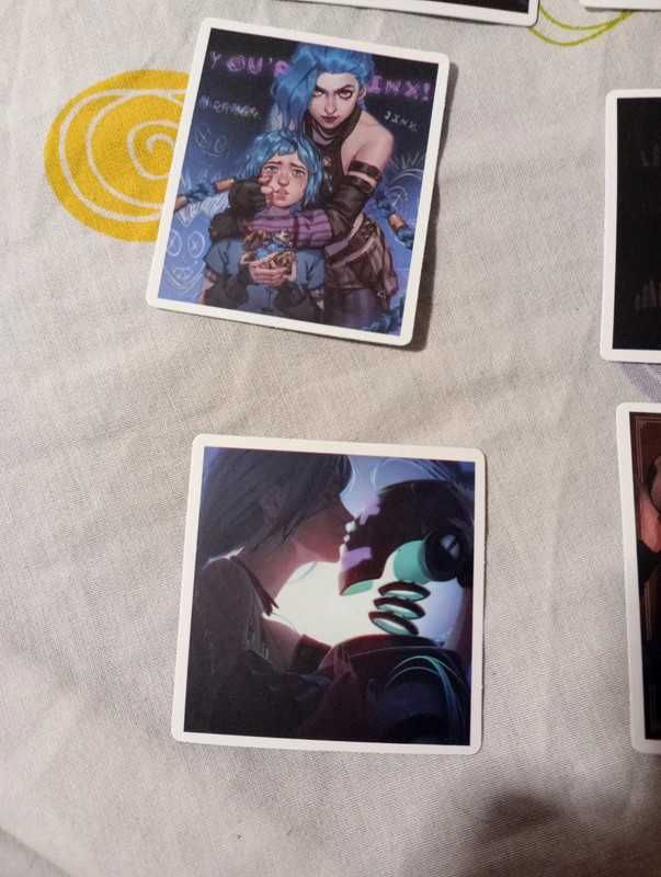 Arcane stickers / autoculantes jinx