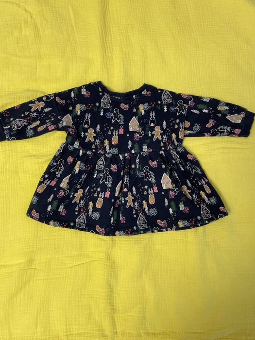 Тепла сукня/плаття для дівчинки Next 3-6 м.